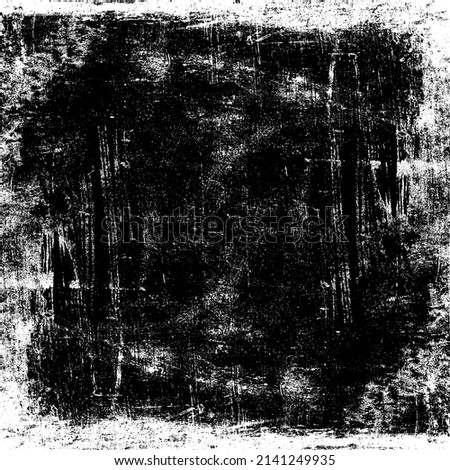 Dark grunge urban texture vector. Distressed overlay texture. Grunge background. Abstract obvious dark worn textured effect. Vector Illustration. Black isolated on white. EPS10.