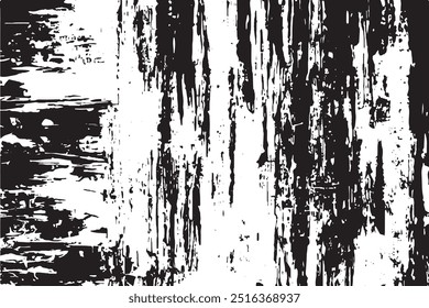 Dark grunge vector overlay. Black and white rough texture. Monochrome Background. Black Grunge art. Abstract noise background.