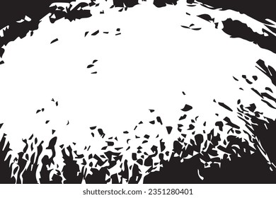 dark grungy on white background