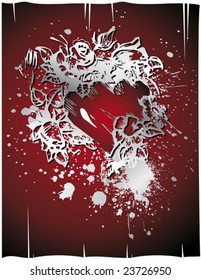 Dark heart and silver