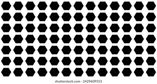 Dark hexagon abstract technology background with blue and pink colored bright flashes under hexagon. Hexagonal gaming vector abstract tech background.