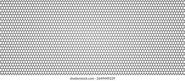 Dark hexagon abstract technology background with bright flashes of gold under the hexagon.	