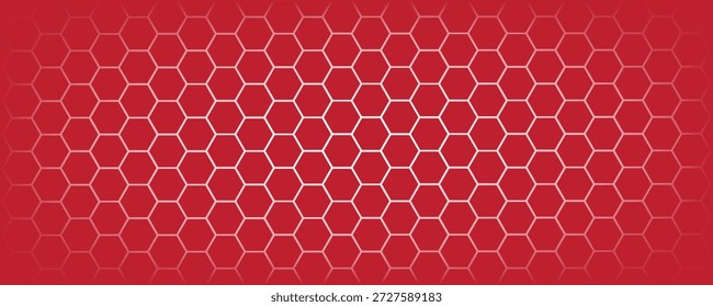 Dunkles Sechseck abstrakte Technologie Hintergrund rot gefärbt hell blinkt unter Sechseck. Sechseckige Spiel Vektor Tech-Illustration schwarz abstrakten Hintergrund. modern