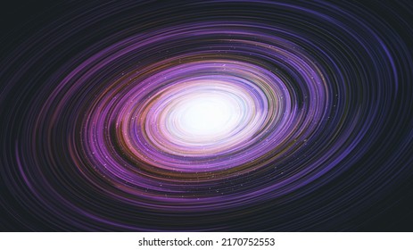 Dark Hole interstella on Galaxy background with Milky Way spiral,Universe and starry concept desig,vector