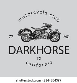 dark horse motorcycle club logo