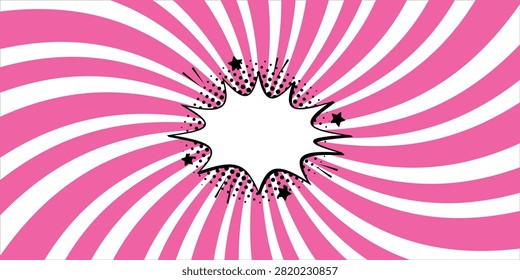 Dark Hot Pink color and white color Sunburst for the background. flag of japanese. The rising sun.
