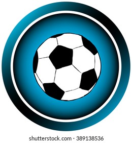 Dark icon soccer