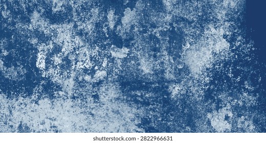 Dark indigo blue grain texture with subtle dust and scratch details acting as a minimal vintage grunge background overlay for photo blending