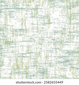 Dark intersecting scratches on a green background, grunge style.Abstract cross background. Hand drawn pattern