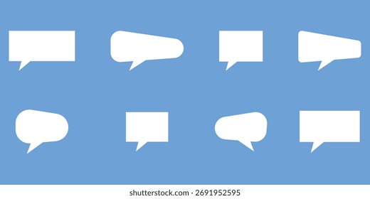 Dark isolated chat box icons on  page. Modern text-massage speech bar icons on background. Vector isolated comments icons set. Communication massage box icons set. EPS 10.  
