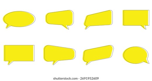 Dunkle, isolierte Chatbox-Symbole auf der Seite. Moderne Textmassage-Sprechleisten-Symbole auf Hintergrund. Symbolsatz für einzelne Vektorkommentare Kommunikations-Massage-Box Symbole gesetzt. EPS 10.  