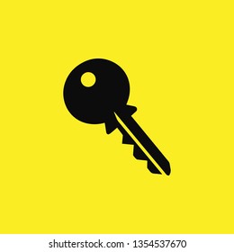 dark key icon vector