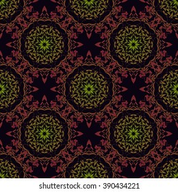 Dark lace pattern