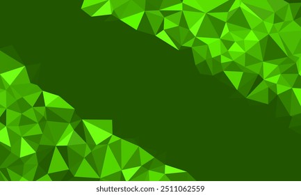 Textura de fondo geométrica de triángulo verde limón oscuro. Elemento de mosaico moderno con Formas triangulares para exhibición, negocio, Sitio web, telón de fondo, publicidad, superficie, idea, encabezado, digital, decoración, página