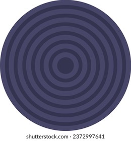 Dark lifeless planet icon. Astronomical observations of space objects. Extraterrestrial travel and deep space exploration. Simple flat vector symbol isolated on white background
