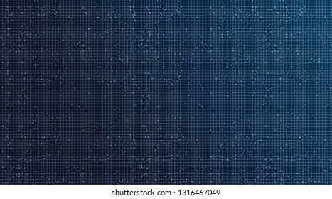 Dark and Light Blue Circuit Microchip Technology on Future Background,Hi-tech Digital and Speed Concept design,Free Space For text in put,Vector illustration.