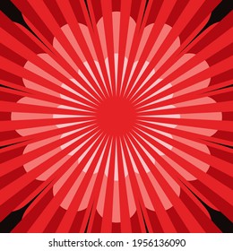Dark and light blue star explosion abstract background 