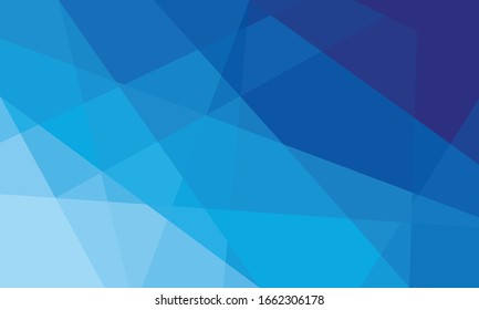Patrón policonal abstracto vectorial oscuro y azul claro. Ilustración brillante, que consiste en triángulos