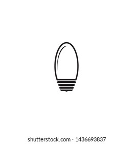 dark light bulb symbol vector design illustration