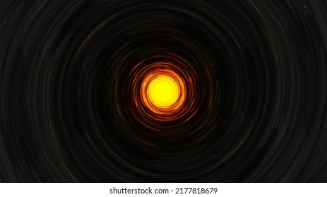 Dark and Light Spiral Black Hole on Galaxy Background.planet and physics concept design,vector illustration.