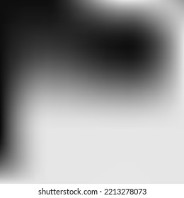 Dark Liquid Vector Aluminium Gradient Mesh. Watercolor Grey Empty Metallic Blurry Background. Black Monochrome Trendy Digital Blurred Texture. Silver Aluminium Smooth Minimal Gradient Background.