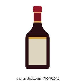 dark liquor bottle icon image 