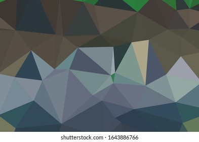 Dark low poly template Glitter abstract illustration with an elegant design esign