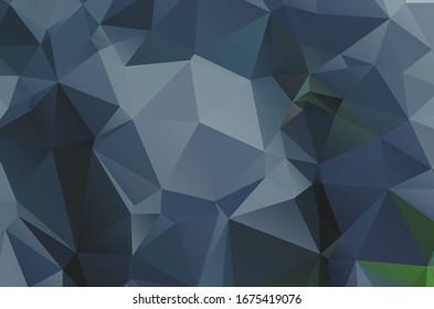 Planta de poste oscuro Ilustración abstracta con diseño elegante