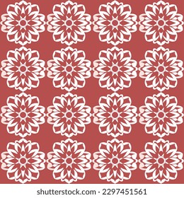 Dark and luxurious red floral pattern with damask motifs and chinoiserie designs, perfect for romantic home decor, wallpaper, and meditation spaces.