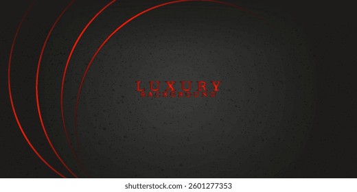 dark luxury background with subtle red glowing curved lines and a textured black surface, creating an elegant and modern design.
