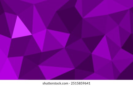 Textura de mosaico de triángulo magenta oscuro. diseño de patrón de polígono geométrico irregular