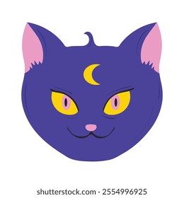 Dark Magic Vector Illustration - Cat