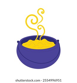 Dark Magic Vector Illustration - Cauldron