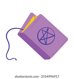 Dark Magic Vector Illustration - Potions Book