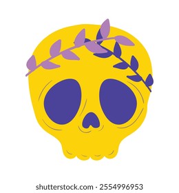 Dark Magic Vector Illustration - Skull Head