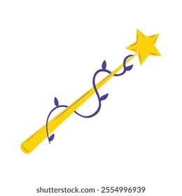 Dark Magic Vector Illustration - Magic Wand