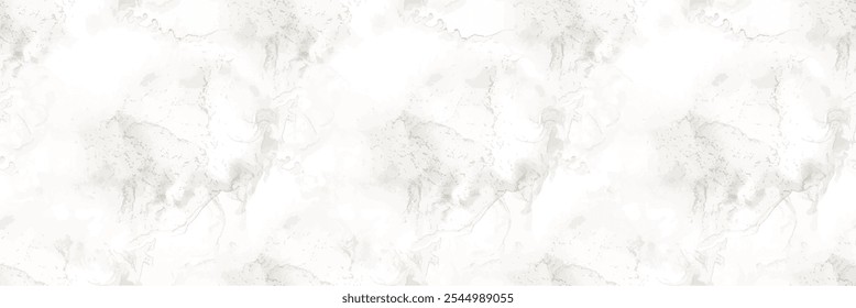 Dark Marble Floor Pattern. Vector Seamless Painting. Dirty Alcohol Ink Background. Dirty Marble Watercolor. Gray Tile Slate. Dark Gradient Background. Dark Elegant Granite. Gray Water Color Marble.