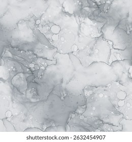 Dark Marble Floor Texture. Dark Seamless Watercolor. Dirty Tile Paint. Gray Marble Background. Fluid Vector Ceramic. Dirty Water Color Watercolor. Vector Abstract Painting. Gray Alcohol Ink Marble.