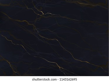 dark Marble and golden line vector art texture background  illustration
