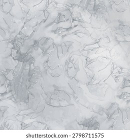 Dark Marble Slate Pattern. Dark Alcohol Ink Watercolor. Modern Abstract Template. Gray Rock Wall. Dirty Seamless Watercolor. Gray Water Color Splash. Dirty Marble Background. Grey Vector Splash.