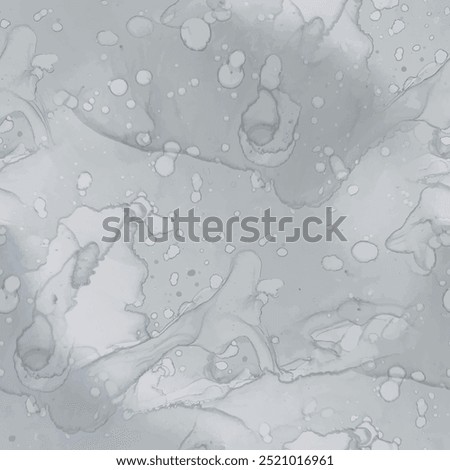 Dark Marble Wall Pattern. Modern Seamless Painting. Dark Water Color Background. Dirty Marble Background. Fluid Elegant Splash. Gray Abstract Watercolor. Dirty Alcohol Ink Splash. Gray Tile Floor.