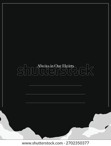 A dark marbled watercolor pattern with light dust-like textures, ideal for a solemn condolence card.