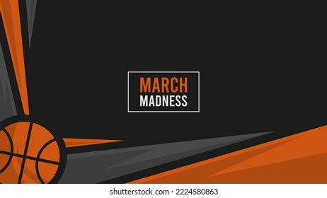 dark march madness event template background