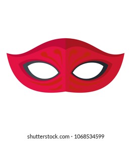 Dark mask icon. Flat illustration of dark mask vector icon for web