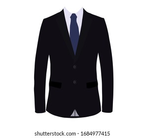 chaqueta de hombre oscuro con corbata azul