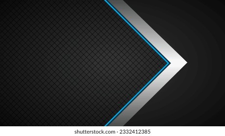 Dark mesh background with metal arrow.