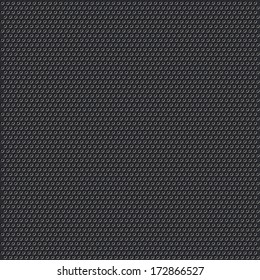A Dark Metal Background with Holes in Mesh Pattern