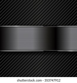 Dark metal backgrounds. Vector illustration