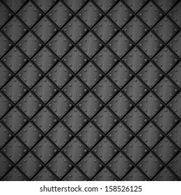 dark metal plates