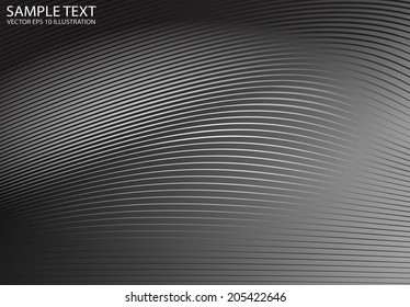 Dark metal shiny background vector illustration - Glossy abstract vector background template